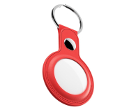 KeyBudz AirTag Keyring skórzane etui ochronne do AirTag red IEOKBATRD - 1172143 - zdjęcie 2
